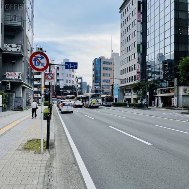 島田ビル ビル前面道路