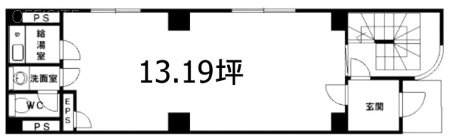 西新宿増田ビル2F 間取り図
