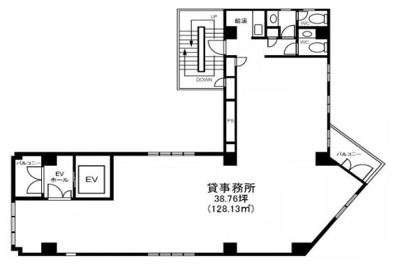 Bell wood永代(ベルウッド永代)B 間取り図