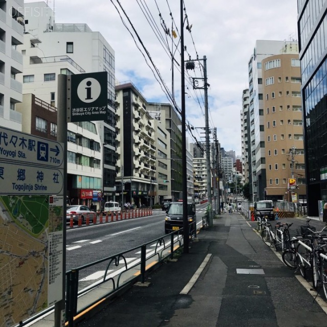 IBFーPLANNING ビル前面道路