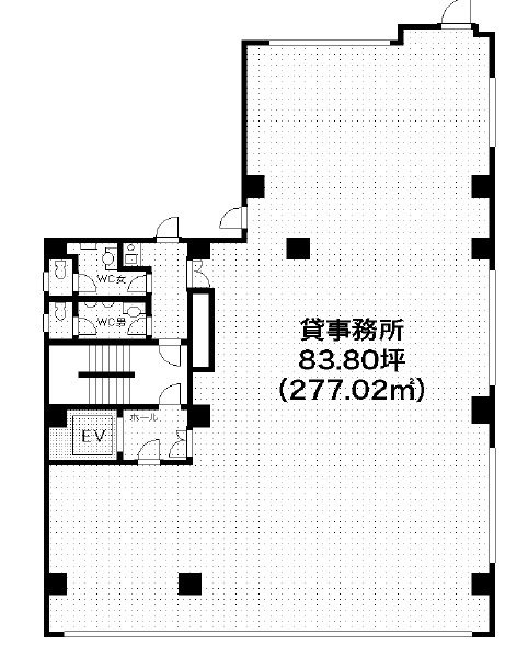 芝2丁目ビル3F 間取り図