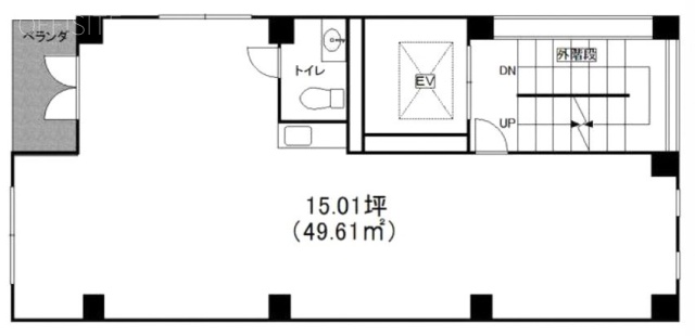 柴野ビル4F 間取り図