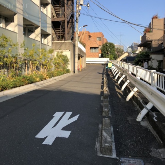 斉藤邸 ビル周辺道路