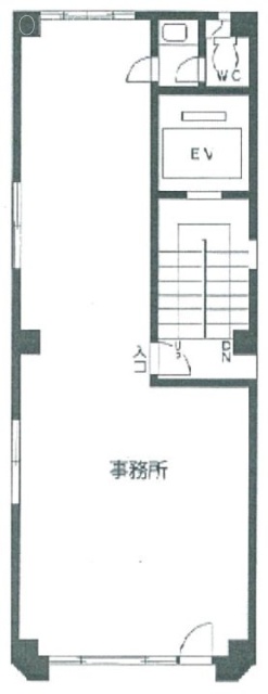 神田川善ビル1F 間取り図