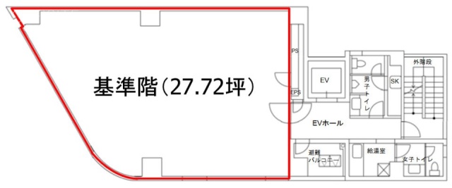 イトー駒込ビル3F 間取り図