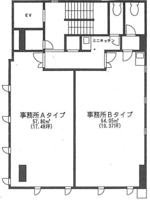 プリンス通りビルA 間取り図