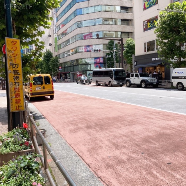 ダイネス壱番館渋谷 ビル全面道路