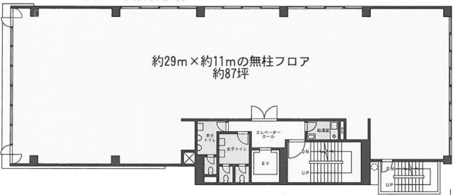 五番町コスモビル5F 間取り図