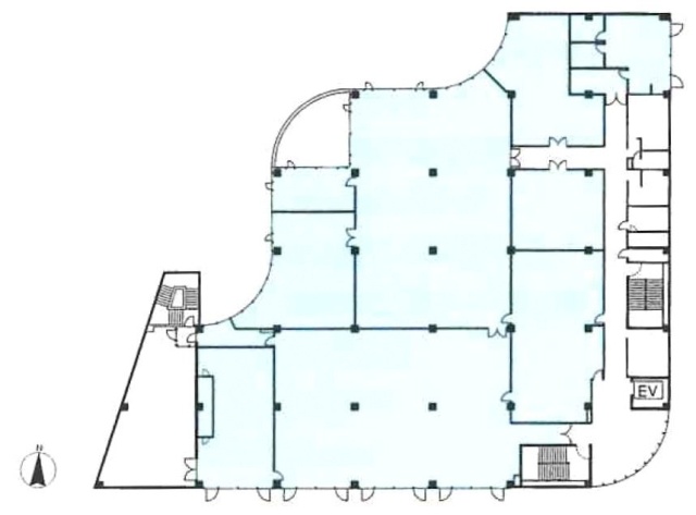 府中東芝ビル1号館2F 間取り図