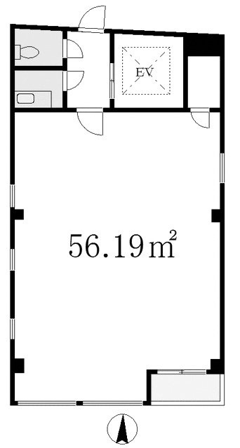 ナズ早稲田レックス5F 間取り図