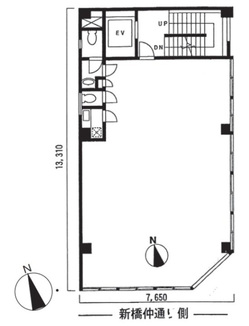 丸山ビル2F 間取り図