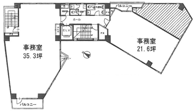 神田ミハマビルA 間取り図