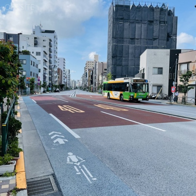 新大池ビル ビル前面道路