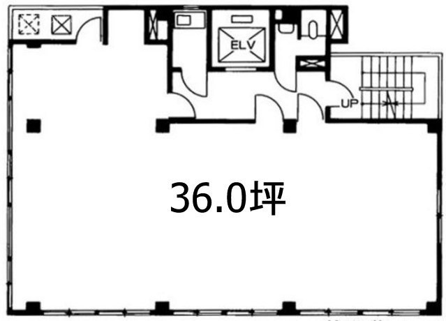 茅場町長岡ビル4F 間取り図