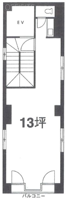 植村ビル4F 間取り図