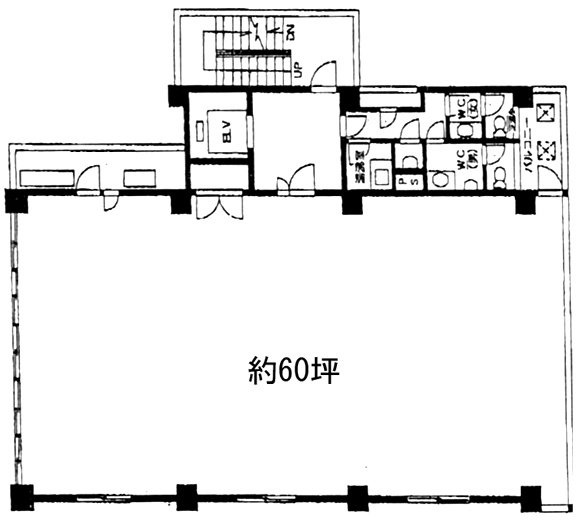 第2テーワイビル6F 間取り図