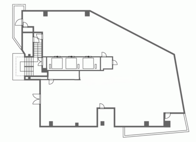 キュープラザ原宿ビル10F～11F 間取り図