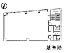 AS ONE 三越前5F 間取り図