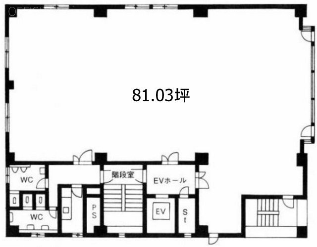 小川ビル6F 間取り図