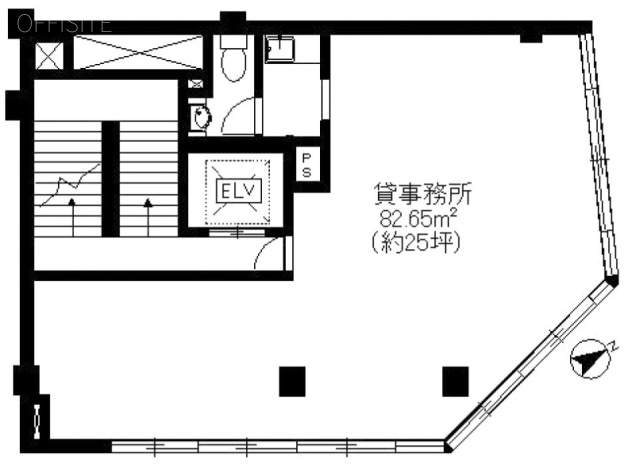 ニイミビル5F 間取り図