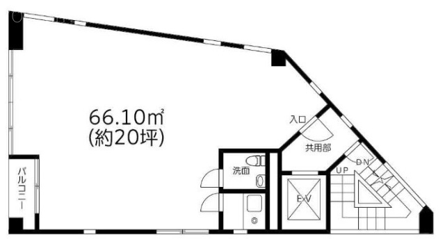 アイアンビル3F 間取り図