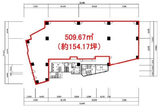 KDX恵比寿ビル5F 間取り図