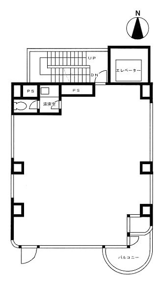 オーツービル9F 間取り図