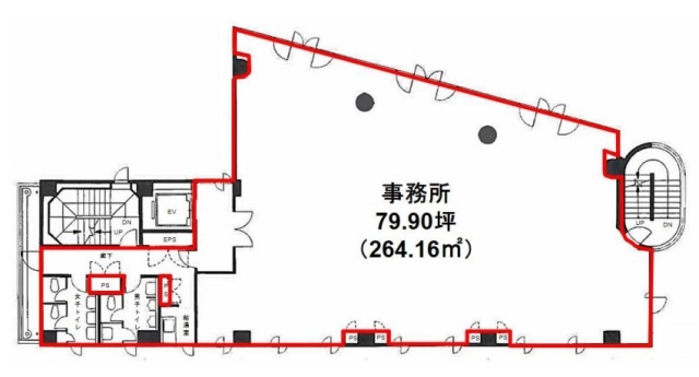 シルヴァー高田馬場ビル5F 間取り図