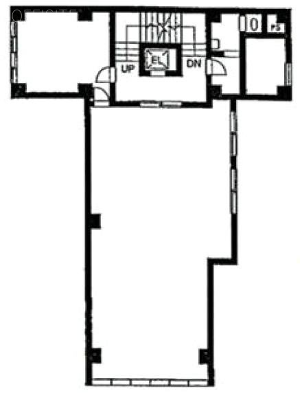 竹一ビル2F 間取り図