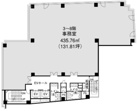 KDX麹町ビル2F 間取り図