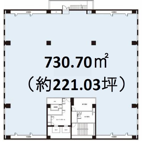 東京YWCA会館301 間取り図