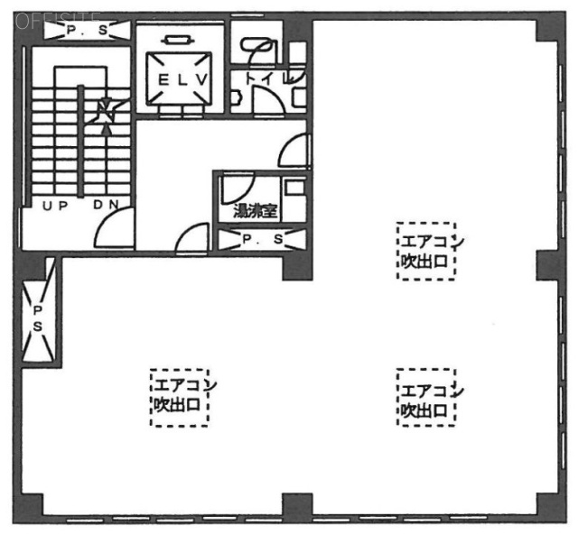 中栄ビル2F 間取り図