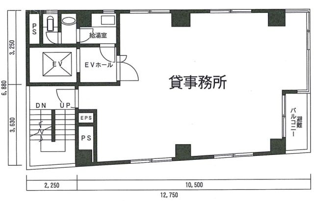 谷口ビル5F 間取り図