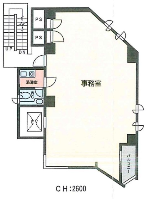 西麻布SDビル7F 間取り図