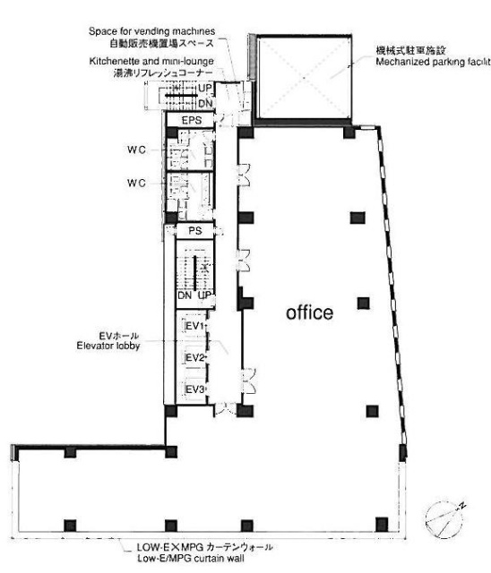 JMFビル渋谷034F 間取り図