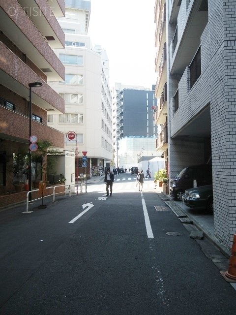 日月館麹町ビル ビル前面道路