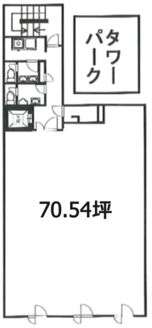 タカセビル別館7F 間取り図