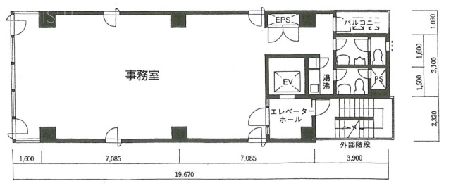 ACN秋葉原PLACE7F 間取り図