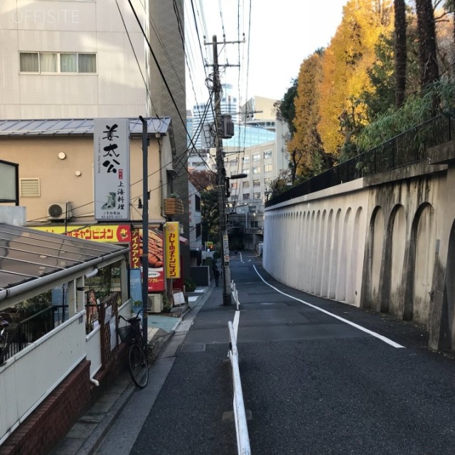アオイシャトービル ビル前面道路