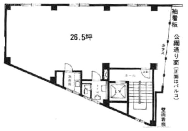 神南興業ビル2F 間取り図