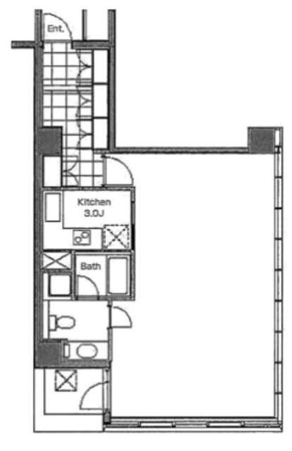 プレイアデ一番町502 間取り図