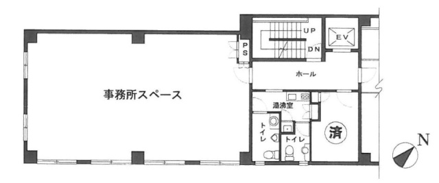 サンライズビル2F 間取り図