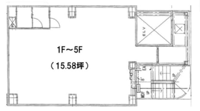 ル・グラシエルBLDG.223F 間取り図