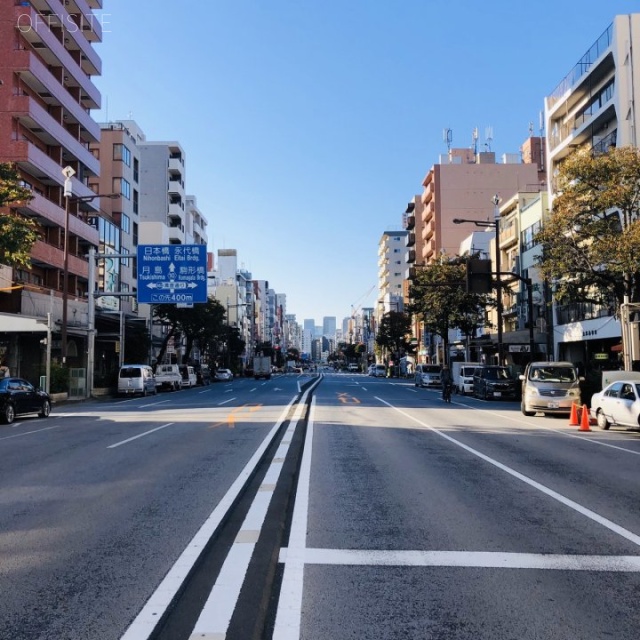 門前仲町レジデンス参番館 ビル前面道路