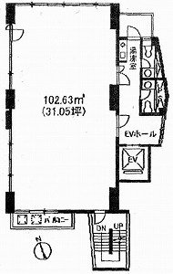 ウエル上原3F 間取り図