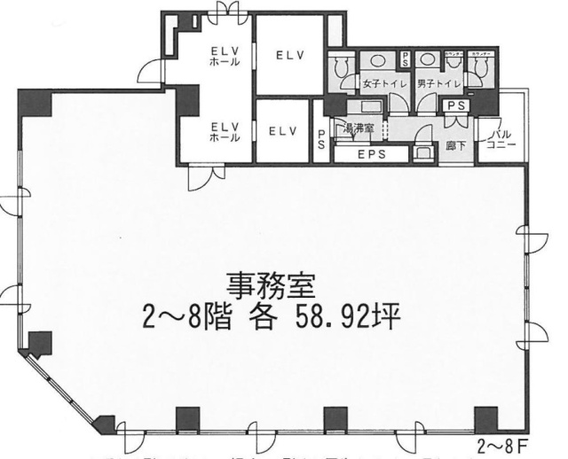 Logran御徒町ビル7F 間取り図