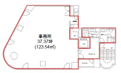 NCO神田須田町ビル1F 間取り図