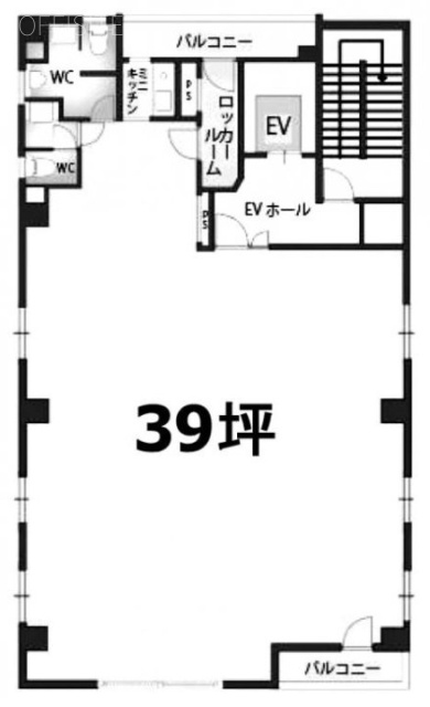 CIC池袋ビル9F 間取り図