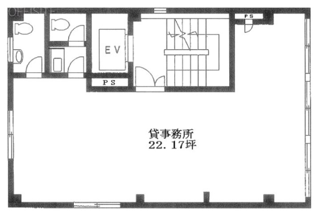 ウィンド銀座ビル5F 間取り図