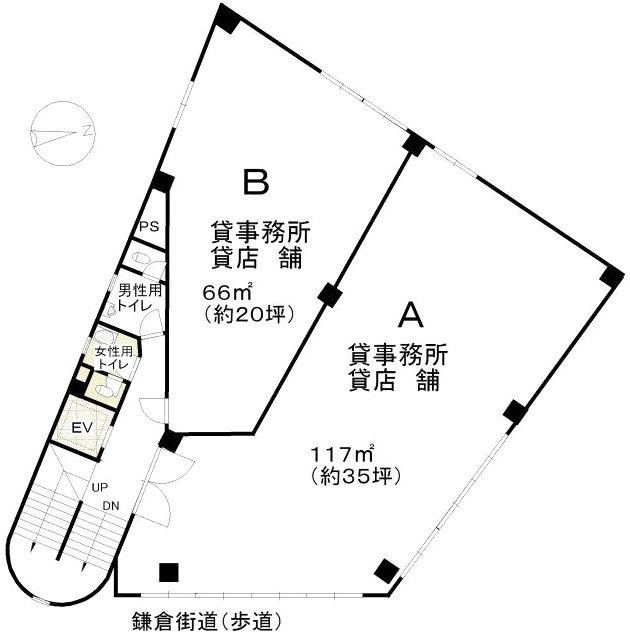 矢部ビルA 間取り図